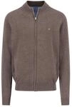 FYNCH-HATTON Strickjacke aus Baumwolle mit Stehkragen Earth/S