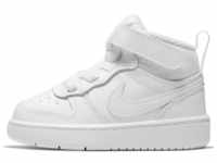 Nike Unisex-Baby Court Borough Mid 2 (TDV) Sneaker, White/White-White