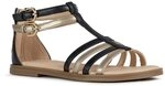 Geox Damen J Karly Girl Sandalen, Black Platinum, 36 EU
