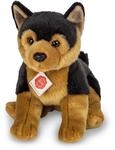 Teddy Hermann 91946 Sch&auml;fer-Hund Welpe sitzend 30 cm, Kuscheltier mit idealem