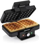 Tristar WF-1165 Waffeleisen &ndash; zwei Waffeln pro Durchang, antihaftbeschichtet, 1000