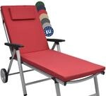 Beautissu Gartenliege Auflage Sonnenliege 200x60x5 cm Loft RL &ndash; UV-Best&auml;ndige