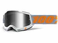 Ride100percent ACCURI 2 Goggle Speedco - Mirror Silver Lens, weiß, ESTANDAR