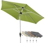 Doppler Active Auto Tilt Gartenschirm &Oslash; 210 cm &ndash; Kurbel mit Auto-Tilt, knickbar,