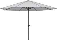 Schneider Sonnenschirm Adria, silbergrau, 350 cm rund, 685-14, Gestell Alu/Stahl,
