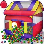 KIDUKU&reg; B&auml;llebad XXL + 300 B&auml;lle + Tasche Spielhaus Babyzelt Spielzelt Kinderzelt