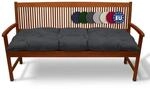 Beautissu Bankauflage Flair BK - Sitzkissen f&uuml;r Gartenbank - Polster Auflage Outdoor