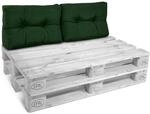 Beautissu 2X R&uuml;ckenkissen Palettenkissen Outdoor 60x40 cm &ndash; Gepolsterte...