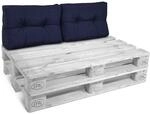 Beautissu 2X R&uuml;ckenkissen Palettenkissen Outdoor 60x40 cm &ndash; Gepolsterte...