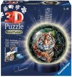 Ravensburger 3D Puzzle 11248 - Nachtlicht Puzzle-Ball Raubkatzen - ab 6 Jahren, LED