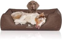 Knuffelwuff Orthop&auml;disches Hundebett Columbia aus Laser-gestepptem Kunstleder XL 105