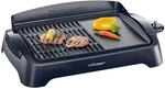 Cloer 656 Barbecue Elektrogrill, Tischgrill mit Spritzschutz, gro&szlig;e Grillfl&auml;che 43
