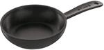 Staub MINI BAKPAN 16 CM ZWART + STEEL METAAL 1221623