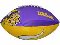 Wilson NFL Junior Minnesota Vikings Logo Football, Mehrfarbig, 5, WL0206684040