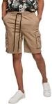 Urban Classics Herren Drawstring Cargo Shorts Cargos, darksand, L