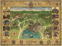 Ravensburger Puzzle 16599 - Hogwarts Karte - 1500 Teile Puzzle für Erwachsene und