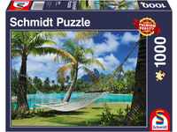 Schmidt Spiele 58969 Auszeit unter Palmen, 1000 Teile Puzzle