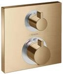 hansgrohe Unterputz Theromstat Ecostat Square, f&uuml;r 2 Funktionen, Brushed Bronze,