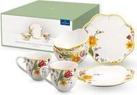 Villeroy & Boch - Spring Awakening Fr&uuml;hst&uuml;cksset f&uuml;r 2 Personen 6 teilig,