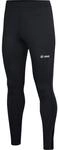 JAKO Herren Tights Winter Run 2.0, Schwarz, L