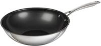 KUHN RIKON Allround Wok beschichtet 28 cm, Edelstahl, f&uuml;r alle Herdarten inkl.