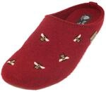 HAFLINGER Everest Api Filzpantofffeln Hausschuhe mit Applikation