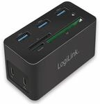 LogiLink UA0370 - USB-C Multiport Mini Dock 10-in-1-Anschluss, mit PW (Power