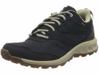 Jack Wolfskin Damen Woodland Texapore Low Walking-Schuh, Dark Blue/Beige, 37 EU