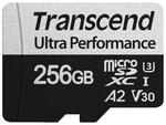 Transcend 256Go microSD mit Adapter UHS-I, TS256GUSD340S