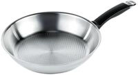 KUHN RIKON Silver Star Bratpfanne / Pfanne unbeschichtet aus Edelstahl mit