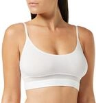 Sloggi Damen Sloggi Ever Fresh Crop Top Bustier, Wei&szlig; (White 0003), XS EU