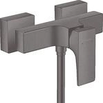 hansgrohe Duscharmatur Metropol , Aufputz Einhebel-Brausemischer, Brushed Black