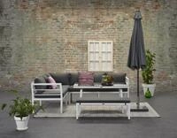 Garden Impressions Hohe Dining Aluminium Lounge Blakes White, Inklusive XL Bank und