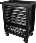 BRILLIANT TOOLS BT152900 Werkstattwagen, 7 Schubladen schwarz/schwarz [Powered by KS