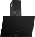 Gurari Dunstabzugshaube 60 cm GCH D 268 Abzugshaube kopffrei Wandhaube Schwarz Glas