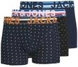 JACK & JONES 12151351 JACHENRIK TRUNKS 3 PACK NOOS, 178012001BLACK/NAVY BLAZER & NAVY