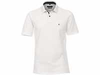 CASAMODA Polo-Shirt Uni Weiß L