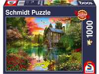 Schmidt Spiele 58968 Die Wassermühle, 1000 Teile Puzzle