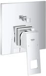 GROHE Eurocube - Einhand-Wannenbatterie (Fertigmontageset, verdeckte Befestigung,