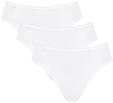 Sloggi Damen Unterhose 24/7 Cotton Tai , Baumwolle, 3-Pack, 38, Wei&szlig;
