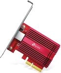 TP-Link Archer TX401 10Gbit/s PCIe Adapter, 1,5 m CAT6A-Ethernet-Kabe, kompatibel mit