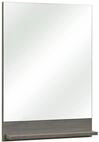 Pelipal Badezimmer-Spiegelpaneel Quickset 328 in Graphit Struktur quer Nachbildung,