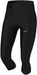 Nike Damen Df Fast Crop Hose, Black/Reflective Silv, XS EU