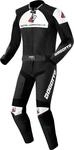 Bogotto Losail 2-Teiler Motorrad Lederkombi, schwarz/wei&szlig;, 54