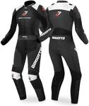 Bogotto Losail 2-Teiler Damen Motorrad Lederkombi, schwarz/wei&szlig;, 36