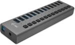 i-tec USB 3.0 Charging HUB 13-Port mit Externem Netzadapter 60W - 13x USB Ladeport