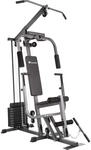 tectake 800546 Kraftstation, Fitnessstation Heimtrainer, Model 2, Schwarz,