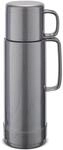 ROTPUNKT Isolierflasche 0,75 L mit integriertem Becher - Hochwertige Isolierkanne