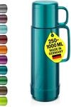ROTPUNKT Isolierflasche 0,75 L mit integriertem Becher - Hochwertige Isolierkanne