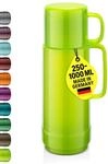 ROTPUNKT Isolierflasche 500ml mit integriertem Becher - Hochwertige Isolierkanne Made